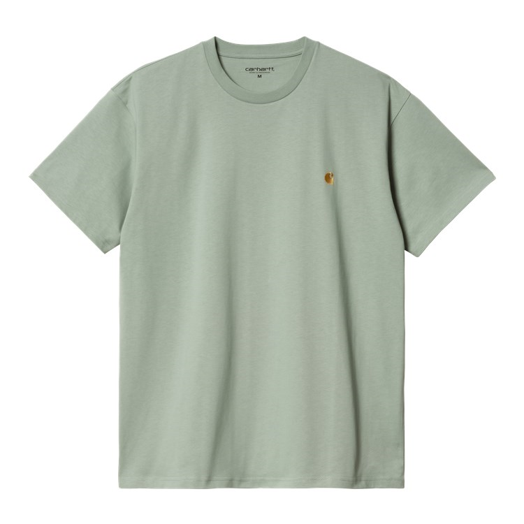 CARHARTT SS CHASE T SHIRT GLASSY TEAL GOLD