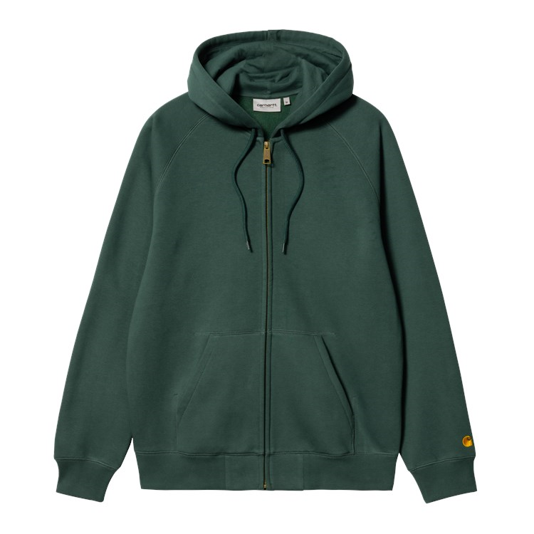 CARHARTT HOODED CHASE JACKET DISCOVERY GREEN GOLD