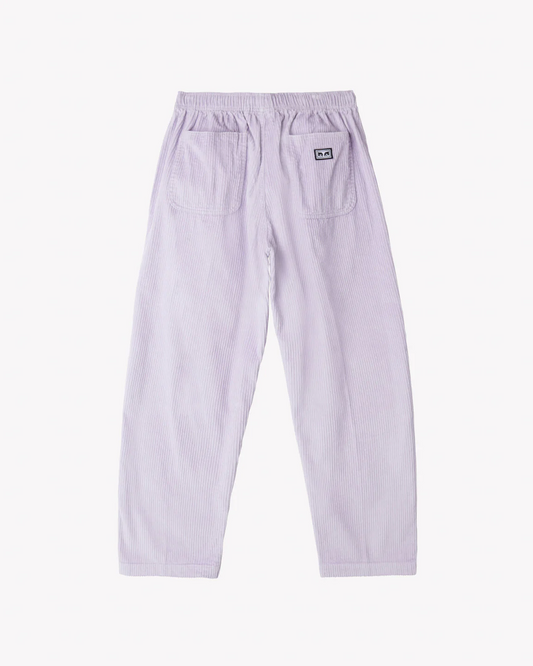 OBEY CORD PANT ORCHID PETAL